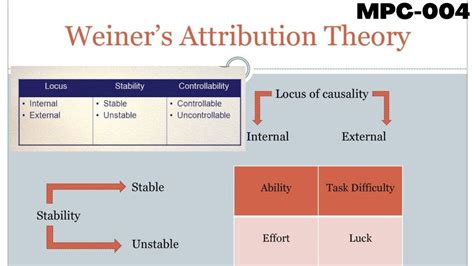 外在因素|Weiners Attribution Theory 韋納的歸因理論 